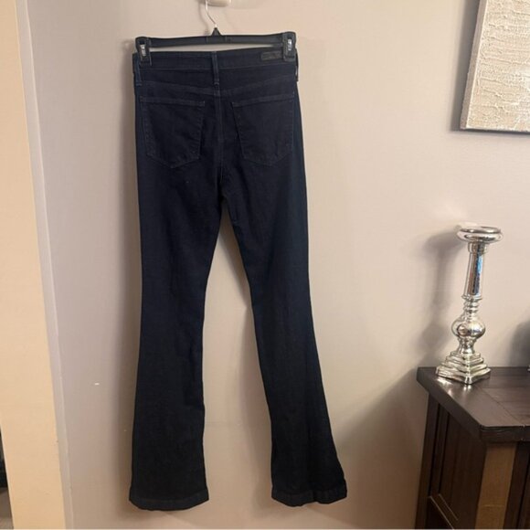 AG Adriano Goldschmied Dark Blue Flare Jeans - Picture 4 of 8